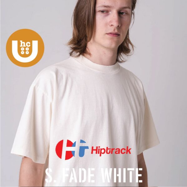 เสื้อยืดเปล่า HIPTRACK - Special Cotton เฟดขาว (ออกครีม) คอฟิต UNISEX