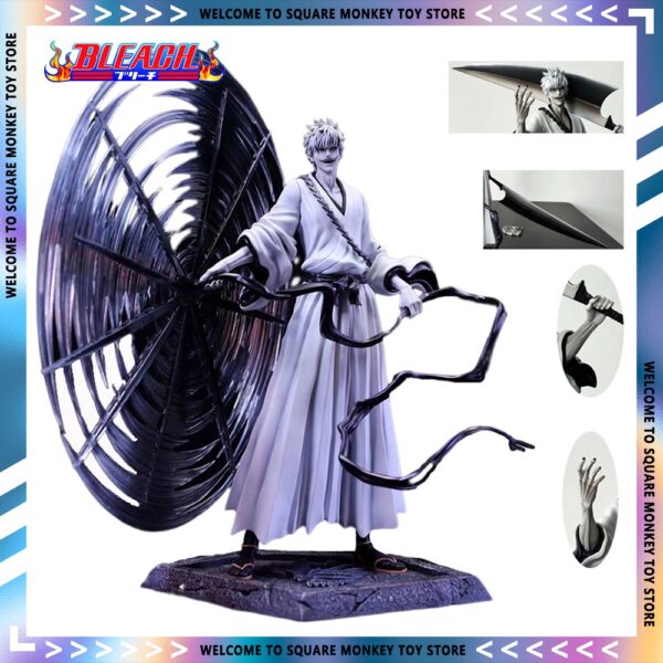 โมเดลฟิกเกอร์ PVC อนิเมะ Kurosaki Ichigo Thousand Years of Bloodshed ขนาด 35 ซม. สีขาว ของเล่นสําหรับเด็ก