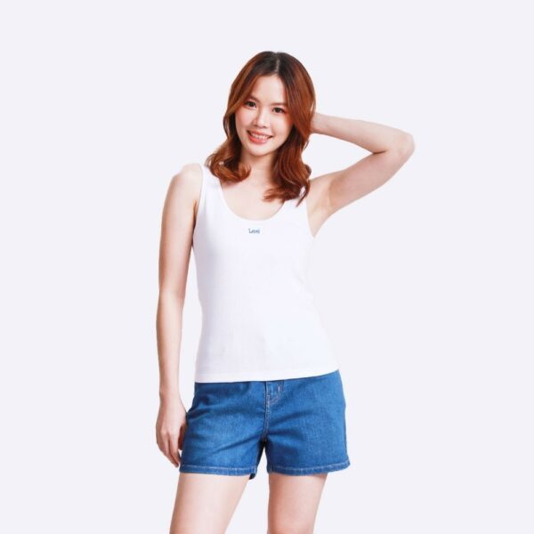 LEE เสื้อกล้ามผู้หญิง ทรง SEASONAL รุ่น LE F223WTANN18 สีขาว