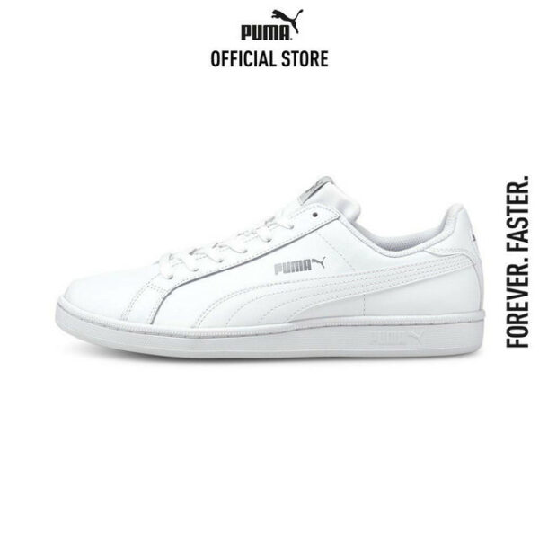 PUMA SPORT CLASSICS - รองเท้ากีฬา Smash Leather สีขาว - FTW - 35672202