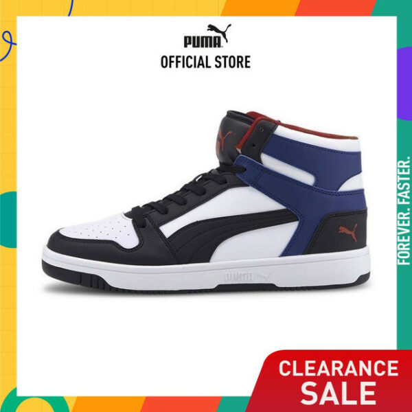 PUMA BASICS - รองเท้าออกกำลัง Rebound Lay Up สีขาว - FTW - 36957318