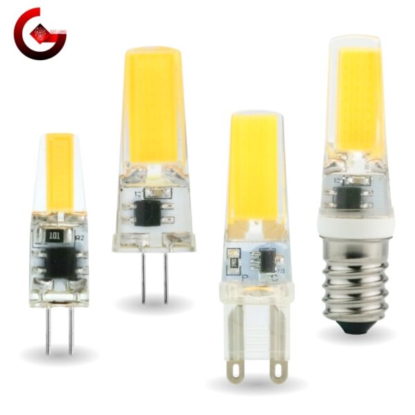 Got Liang G4 G9 E14 หลอดไฟสปอตไลท์ LED 3W 6W 12V 220V สีขาวอบอุ่น แบบเปลี่ยน