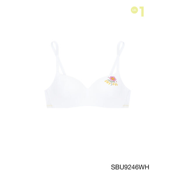 Sabina เสื้อชั้นใน Wireless (ไม่มีโครง) รุ่น Pretty Perfect รหัส SBU9246WH สีขาว