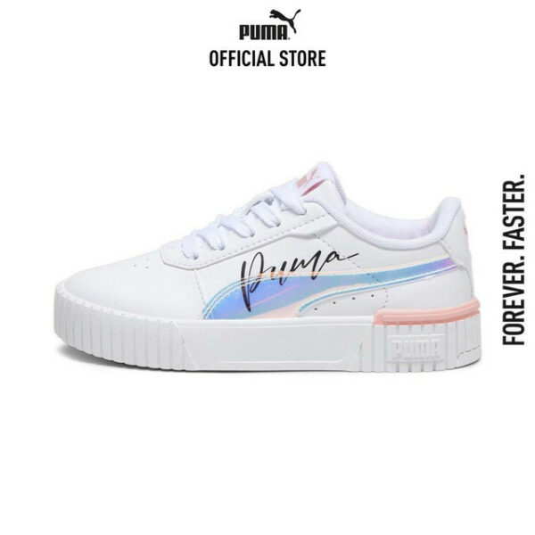 PUMA KIDS - สนีกเกอร์ Carina 2.0 Crystal Wing Kid สีขาว - FTW - 39265501