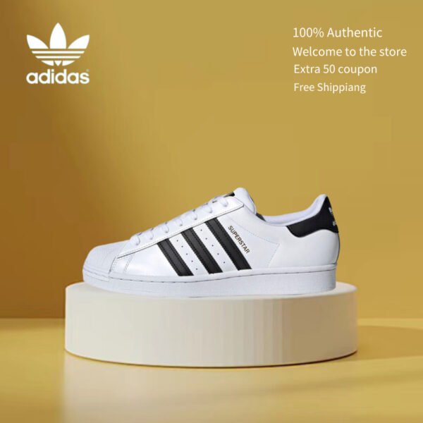 adidas ไลฟ์สไตล์ รองเท้า Superstar Unisex สีขาว EG4958