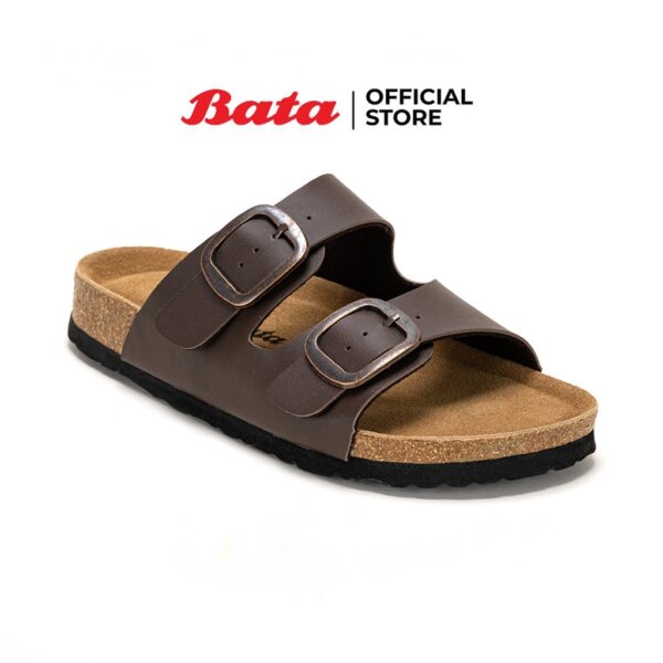 Bata บาจา รองเท้าแตะแบบสวม สายคาดดีไซน์เก๋ สวมใส่ง่าย น้ำหนักเบา สำหรับผู้หญิง รุ่น Ashley สีขาว 5711303 สีน้ำตาล 5714303