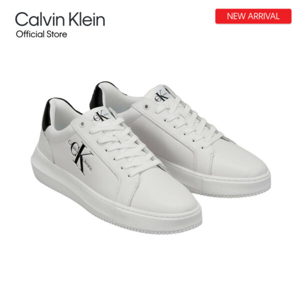 CALVIN KLEIN รองเท้าผ้าใบผู้ชาย รุ่น YM00681 0LD - สีขาว