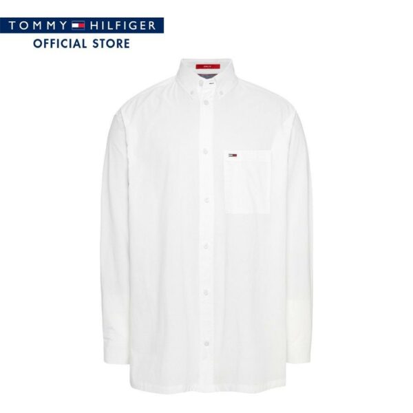 Tommy Hilfiger เสื้อผู้ชาย รุ่น DM0DM16601 YBR - สีขาว