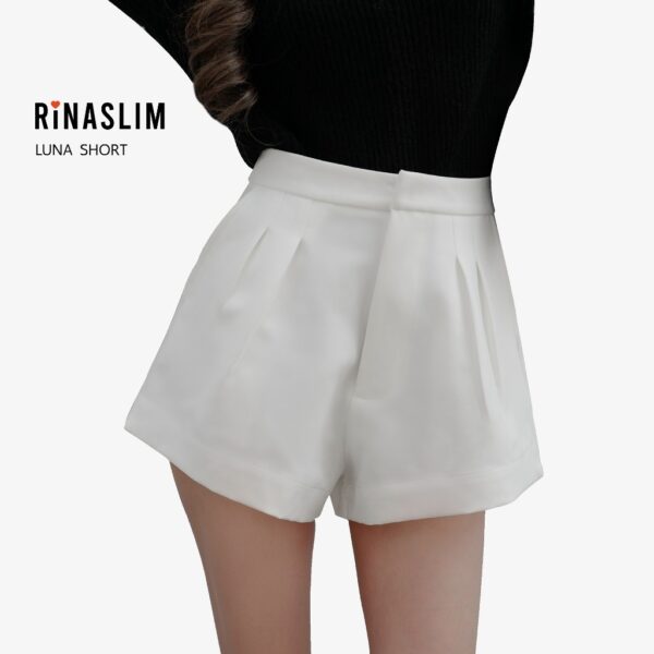 RINASLIM กางเกงขาสั้น รุ่น LUNA short สีขาว [rinaslim x archita]