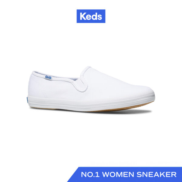 KEDS รองเท้าผ้าใบ แบบสวม รุ่น CHAMPION CORE S/O สีขาว ( WF23240 )