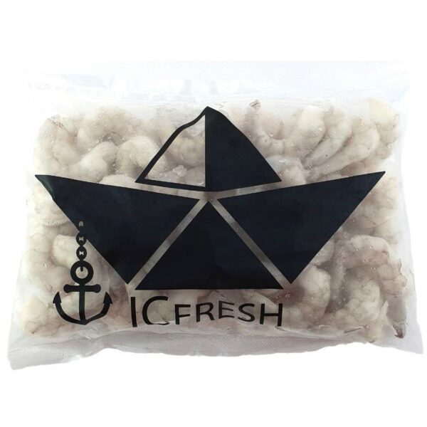 ICFresh เนื้อกุ้งขาว ผ่าหลัง แพค 500 กรัม  ICFresh Vannamei Shrimp PD Pack 500 G.