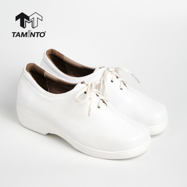 ส่งฟรี!! Taminto รองเท้าพยาบาล เพื่อสุขภาพ นักศึกษา ขาว เชฟ ปวดขา เจ็บเข่า W306 Nurse Shoes