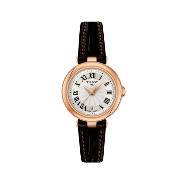 Tissot Bellissima small lady ทิสโซต์ เบลลิซซิมา สมอล เลดี้ สีขาว น้ำตาล T1260103601300 นาฬิกาผู้หญิง